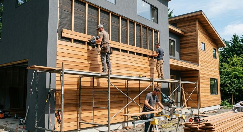 Cedar Cladding Installation in Fairfield County, CT